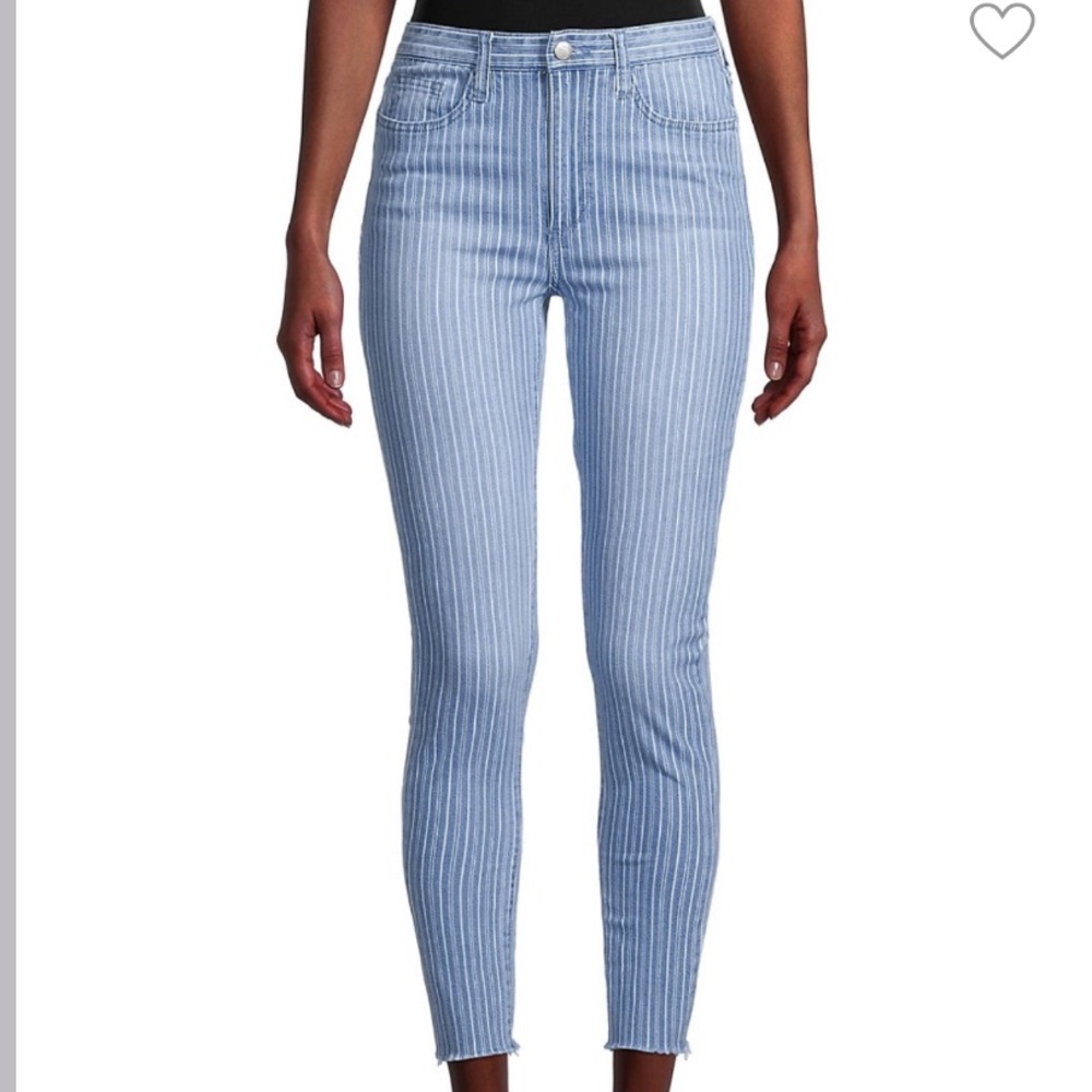 High Rise Skinny Striped Joe’s Jeans